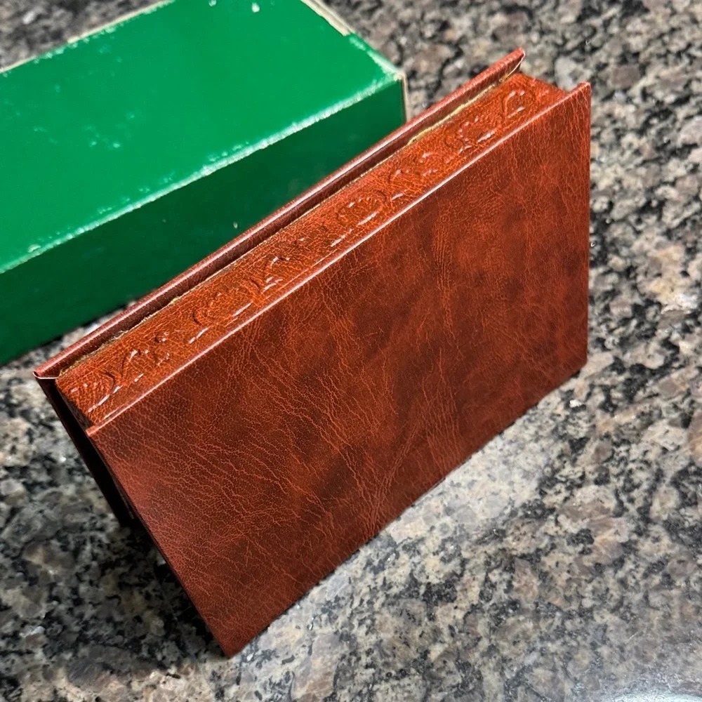 Italfama leatherette double Domino Set made in Italy - Picture 13 of 16